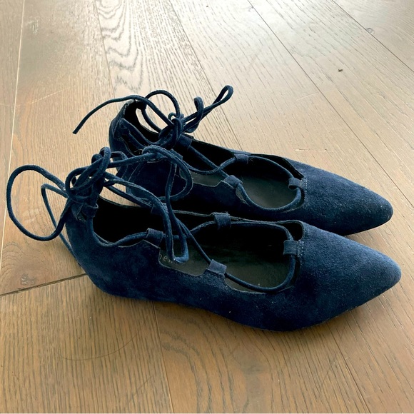 Jeffrey Campbell Lace-up Flats - Picture 1 of 3